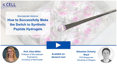 Video Thumbnail - How to Successfully Make the Switch to Synthetic Peptide Hydrogels
